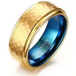 Duetone tungsten carbide ring 