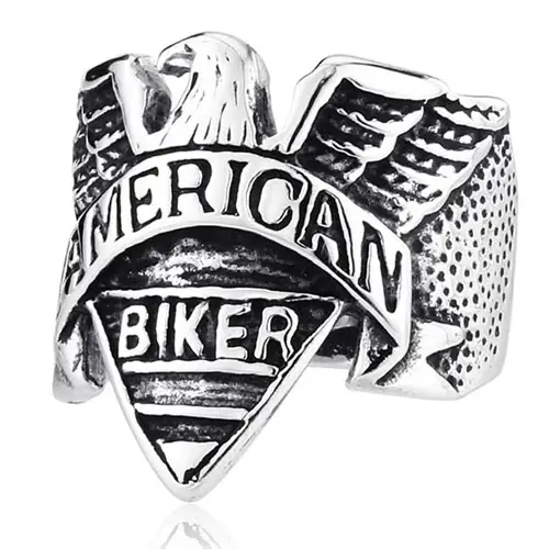 Billede af American biker ring