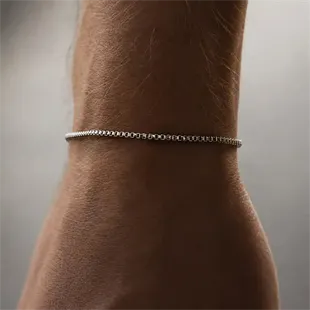Steel Edge armbånd – 1.8mm Herre Armbånd i 316L Ædelstål (18-20 cm)