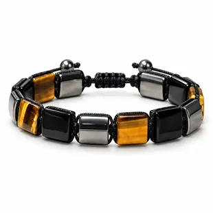 Macramé herrearmbånd