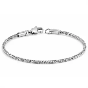 Minimalistisk Armbånd i Ædelstål 2,5 mm – Moderne Rope Chain