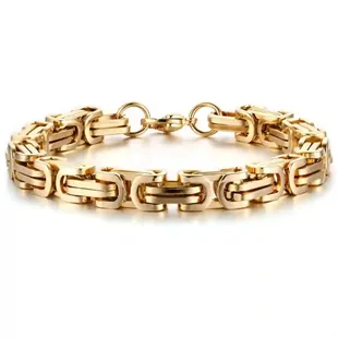 Hawn armbånd Rustfrit stål forgyldt 8mm