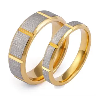 Aurelius – Forgyldt stålring med matteret overflade