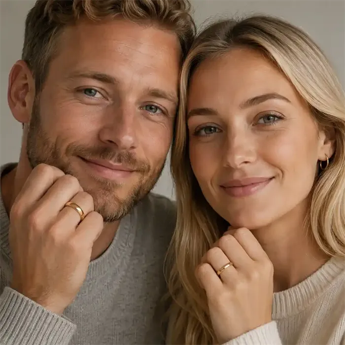forlovelsesringe eller vielsesringe