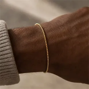 Guld armbånd mand