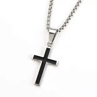 Nordic Faith – Korshalssmykke i blankt stål