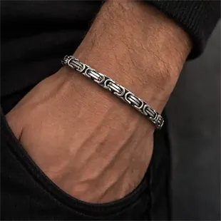 Hawn – Herrearmbånd i Rustfrit Stål 8 mm