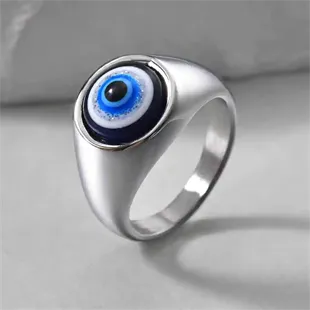 Evil Eye Herrering – Rustfri Stål