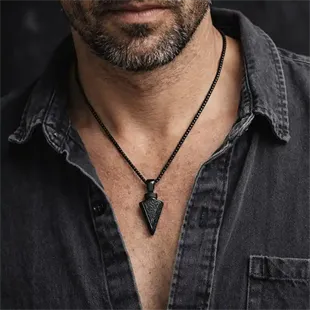 Black Ulf Vikinge halssmykke 