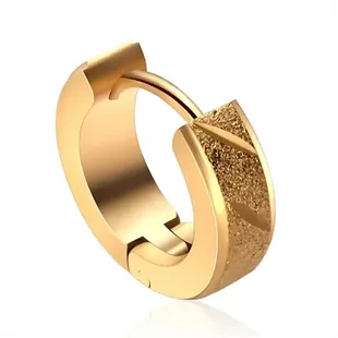 Livey ørering ædelstål golden