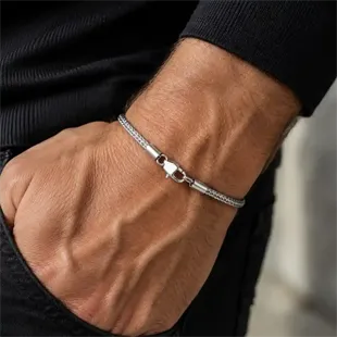 Minimalistisk Armbånd i Ædelstål 2,5 mm – Moderne Rope Chain