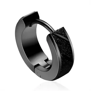 Livey ørering ædelstål Blackcoat