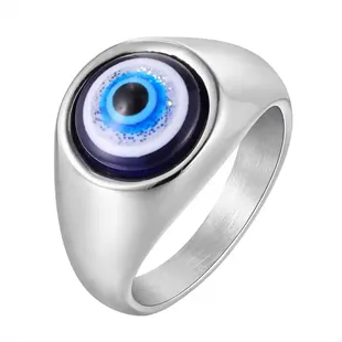 Evil Eye Herrering – Rustfri Stål