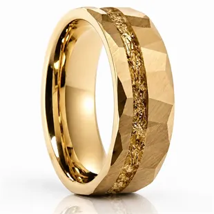 Aurelio–PVD forgyldt tungstenring